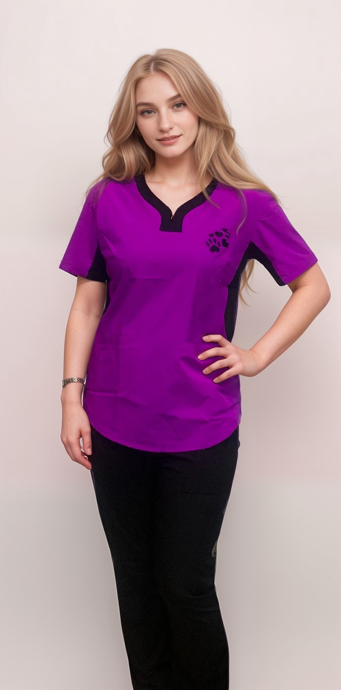 Love Your Paws Top Midnight Plum